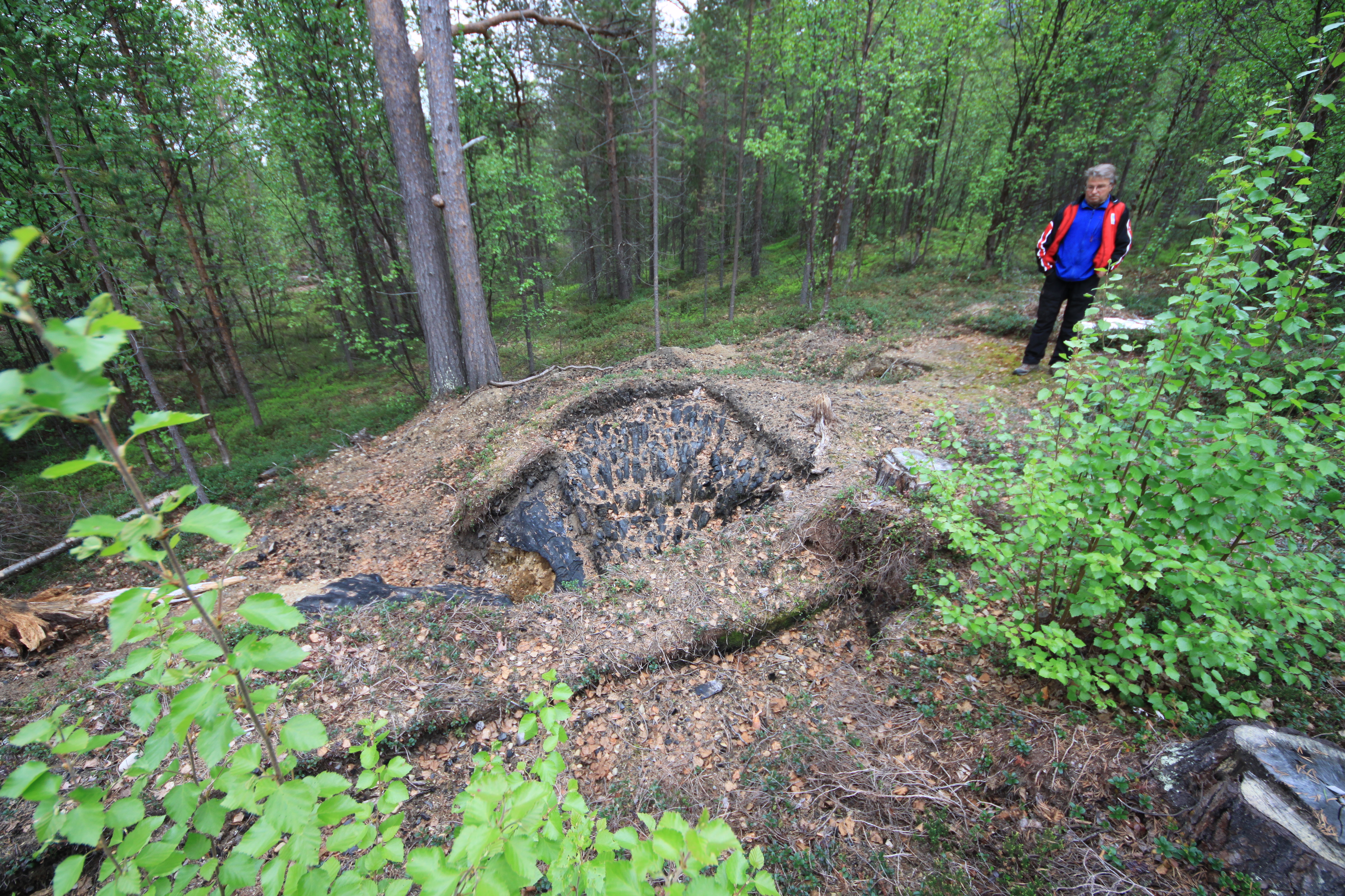 Ny kvensk tjæremile graves ut