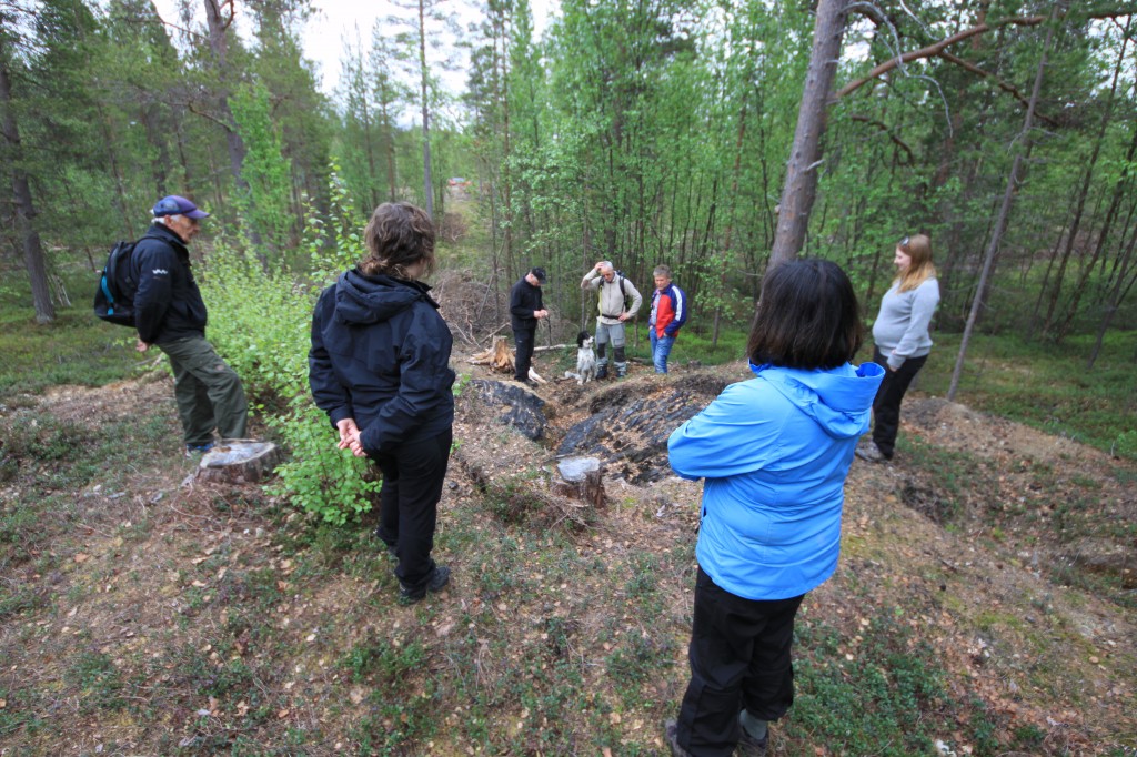 Alta Kvenforening har invitert NVE til felles befaring av tjæremila på Skillemoen. KUVA ALF E. HANSEN