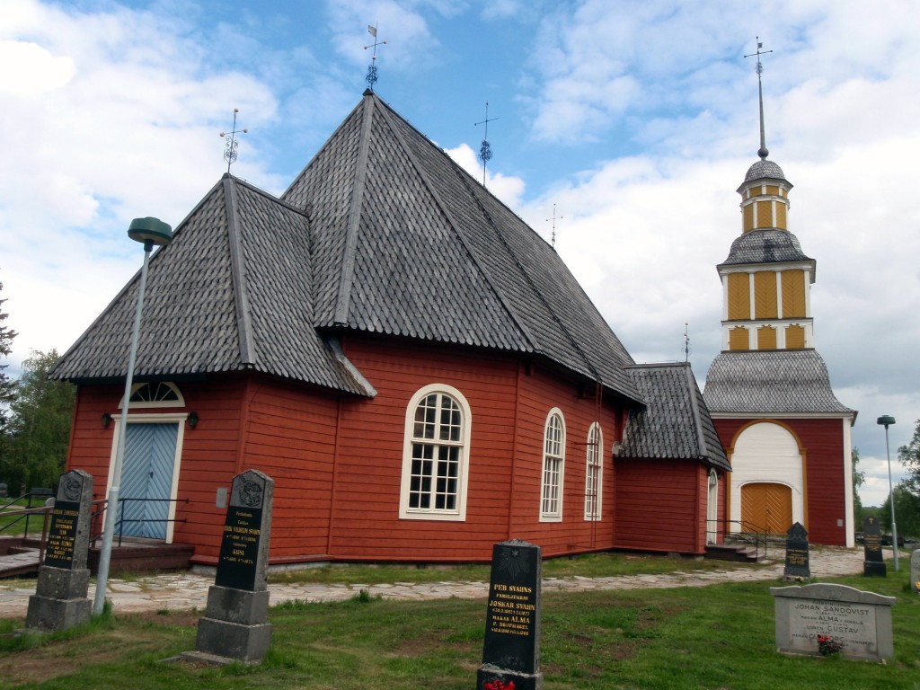 1700-tallskyrkan – Hedneset/Hietaniemi, Sverige er et av stedene en kan besøke under slektsforskningsturen til Tornedalen. KUVAT ALF E. Hansen