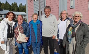Margaretha Bucht Bråtind, Grete Alise Nilima Monsen, Evy Nilima Hansen, Øyvind S. Larsen, Astrid –gift Bucht og Annie Grape Johansen.