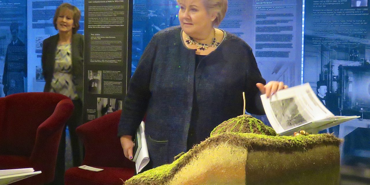 Statsminister Erna Solberg markerte Kvenfolkets dag