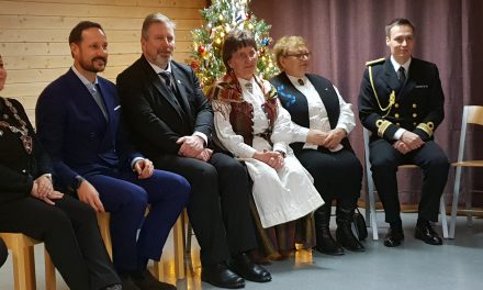 Kronprins Haakon møtte de kvenske barna