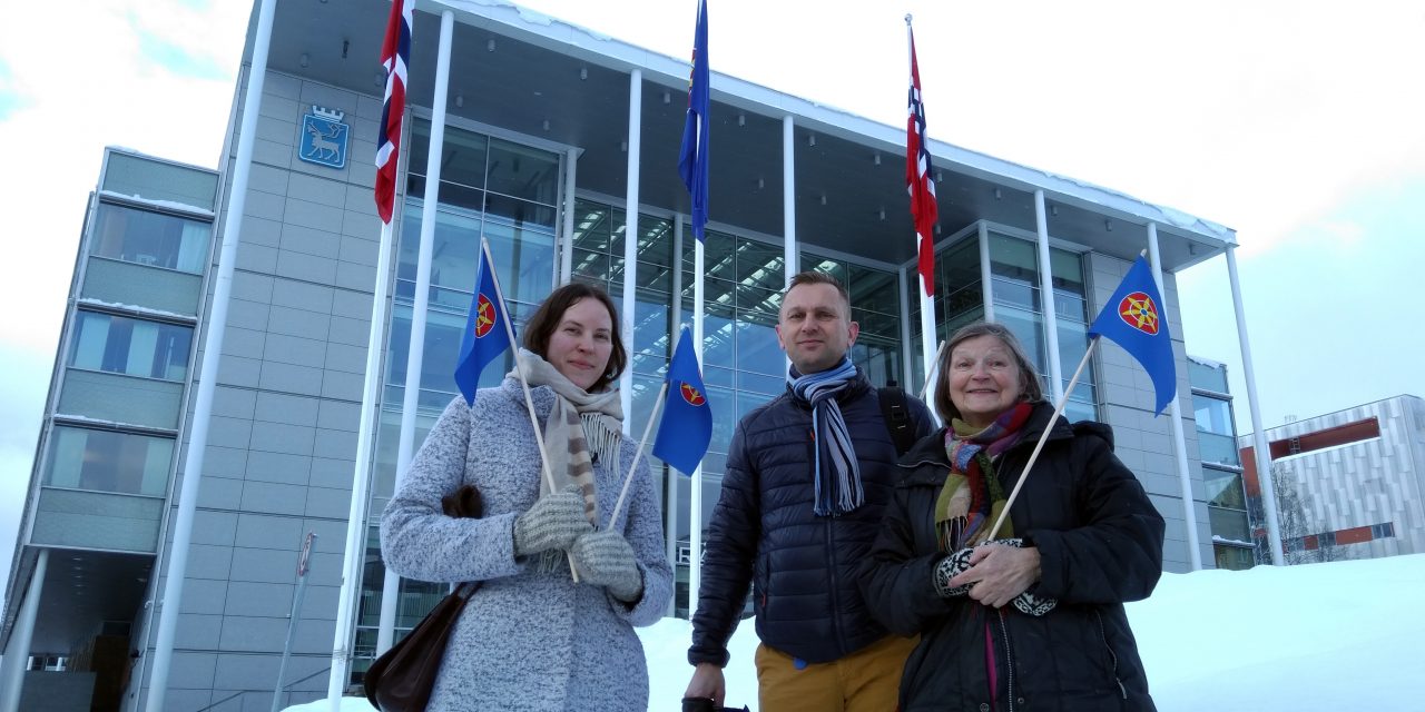 Kvenflagget til topps i Tromsø