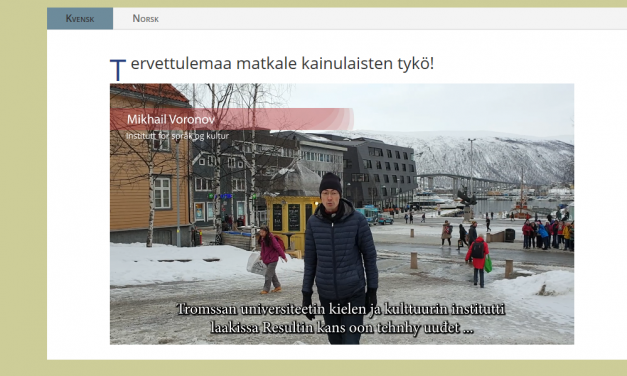 Nå kan du lære kvensk på nett