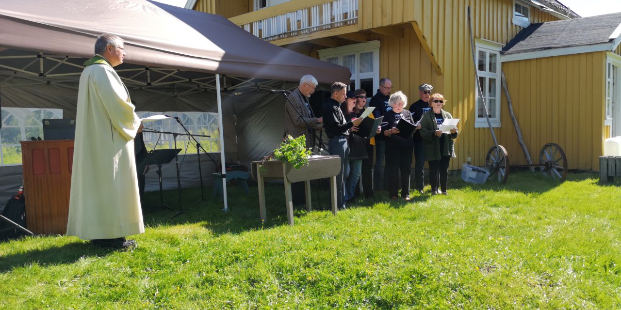 Kvensalme i strålende sol