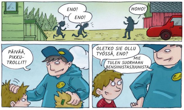 Terje forteller om den nye kvenske tegneserien
