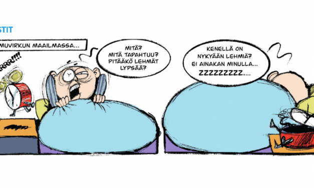 Kuvasarjoi ja vitsii • Tegneserier og vitser