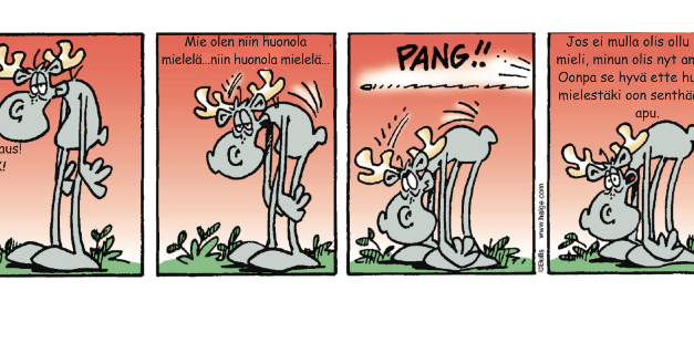 Kuvasarjoi ja vitsii • Tegneserier og vitser