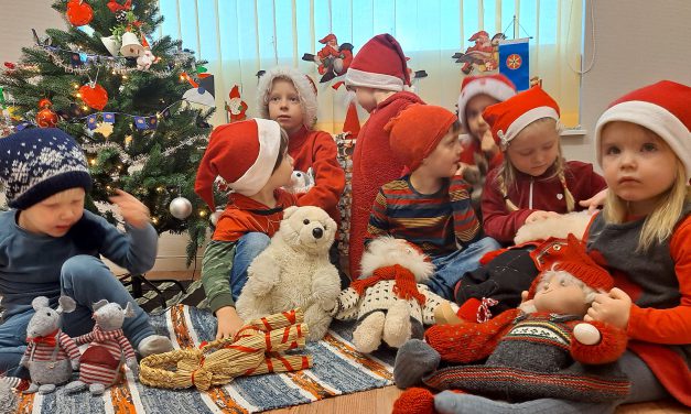 Blir du å åpne lukene i kalenderen fra barna?