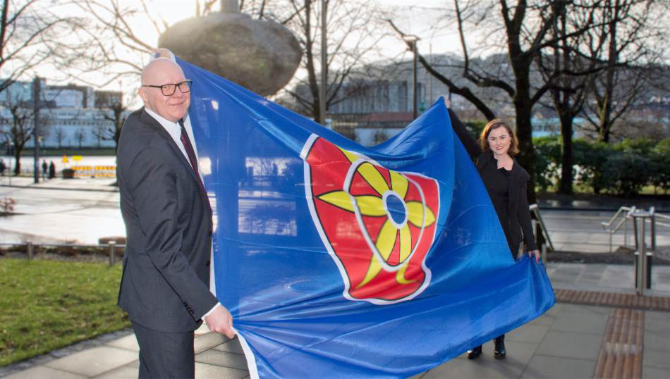 Bergen kommune flagger også i år
