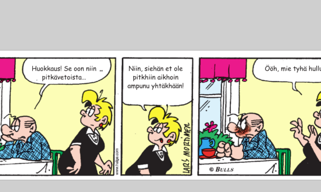 Kuvasarjoi ja vitsii • Tegneserier og vitser