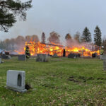 Kirken i Hietaniemi brant til grunne