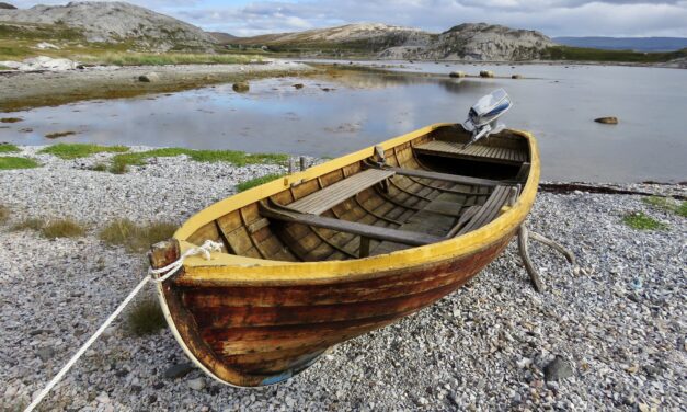 Gammel robåt • Vanhaa soutovenet