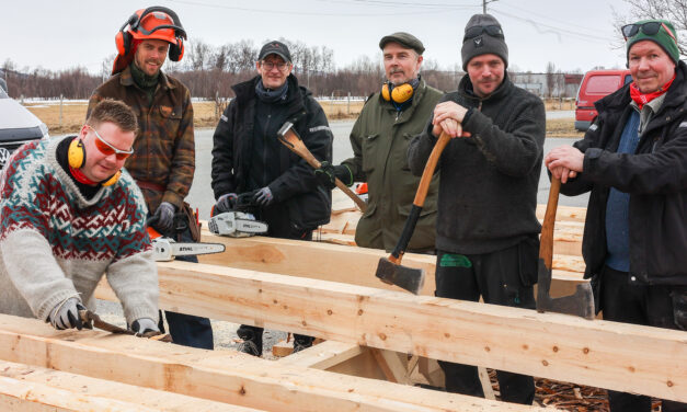 Ferdig på få dager, blir å tåle utrolig mye snølast