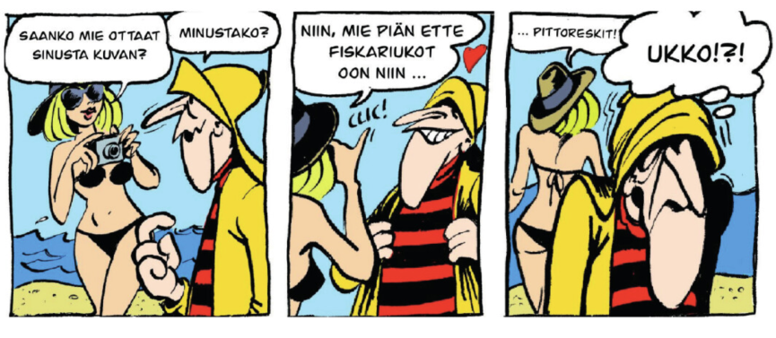 Tegneserier og vitser • Kuvasarjoi ja vitsii