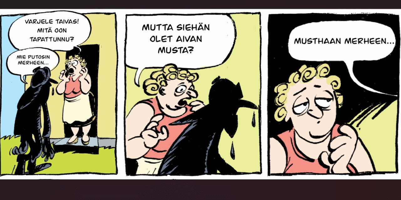 Tegneserier og vitser • Kuvasarjoi ja vitsii