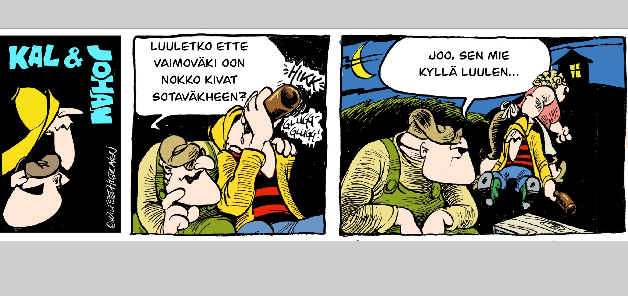 Tegneserier og vitser • Kuvasarjoi ja vitsii
