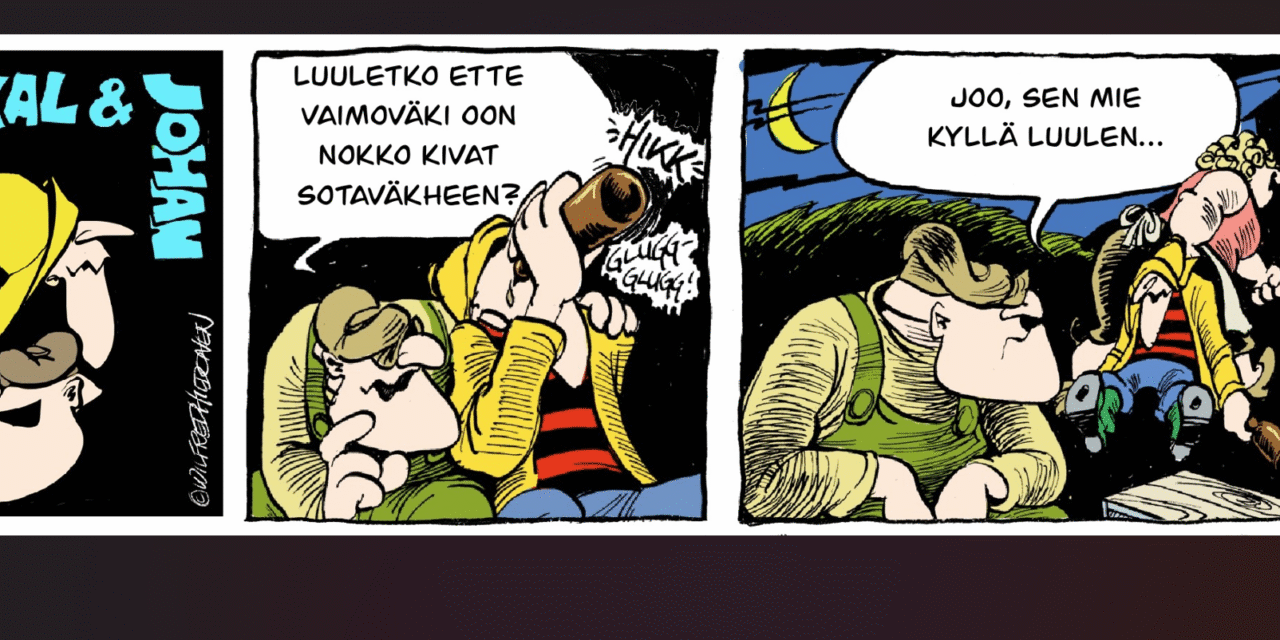 Tegneserier og vitser • Kuvasarjoi ja vitsii