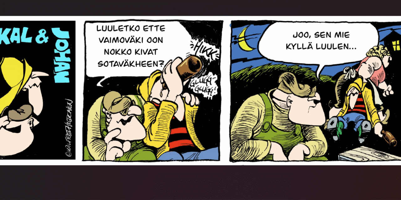Tegneserier og vitser • Kuvasarjoi ja vitsii