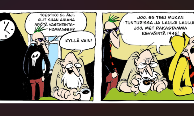 Tegneserier og vitser • Kuvasarjoi ja vitsii