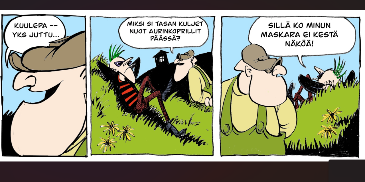 Tegneserier og gåter • Kuvasarjoi ja arvauksii