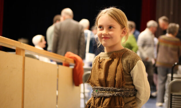 Ine (8) har fått mersmak som skuespiller