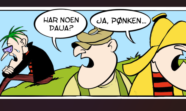 Tegneserier og vitser • Kuvasarjoi ja vitsii