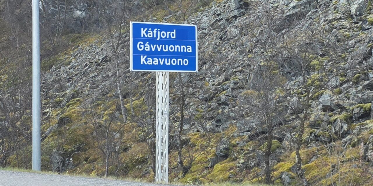 Har «tuklet» med skiltet