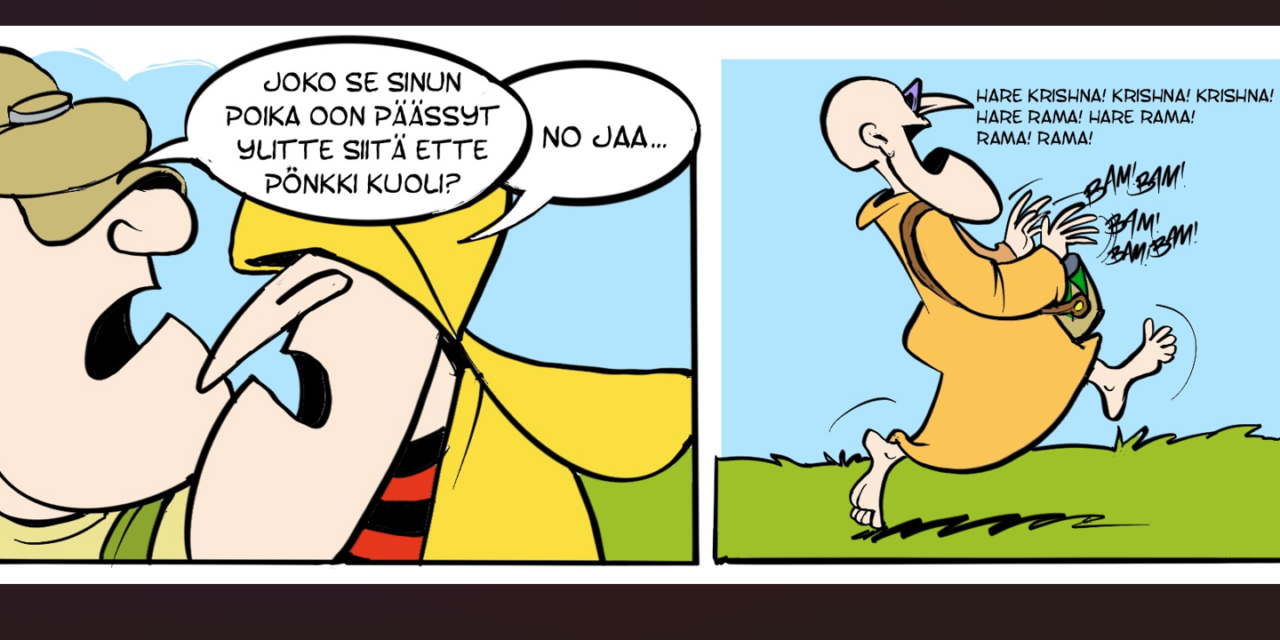 Tegneserier og vitser • Kuvasarjoi ja vitsii