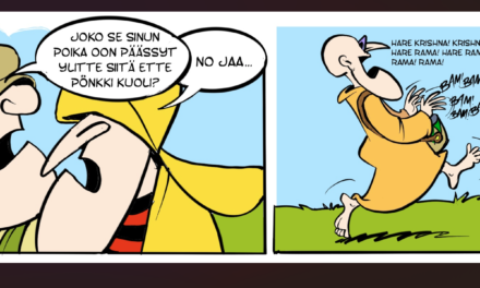 Tegneserier og vitser • Kuvasarjoi ja vitsii